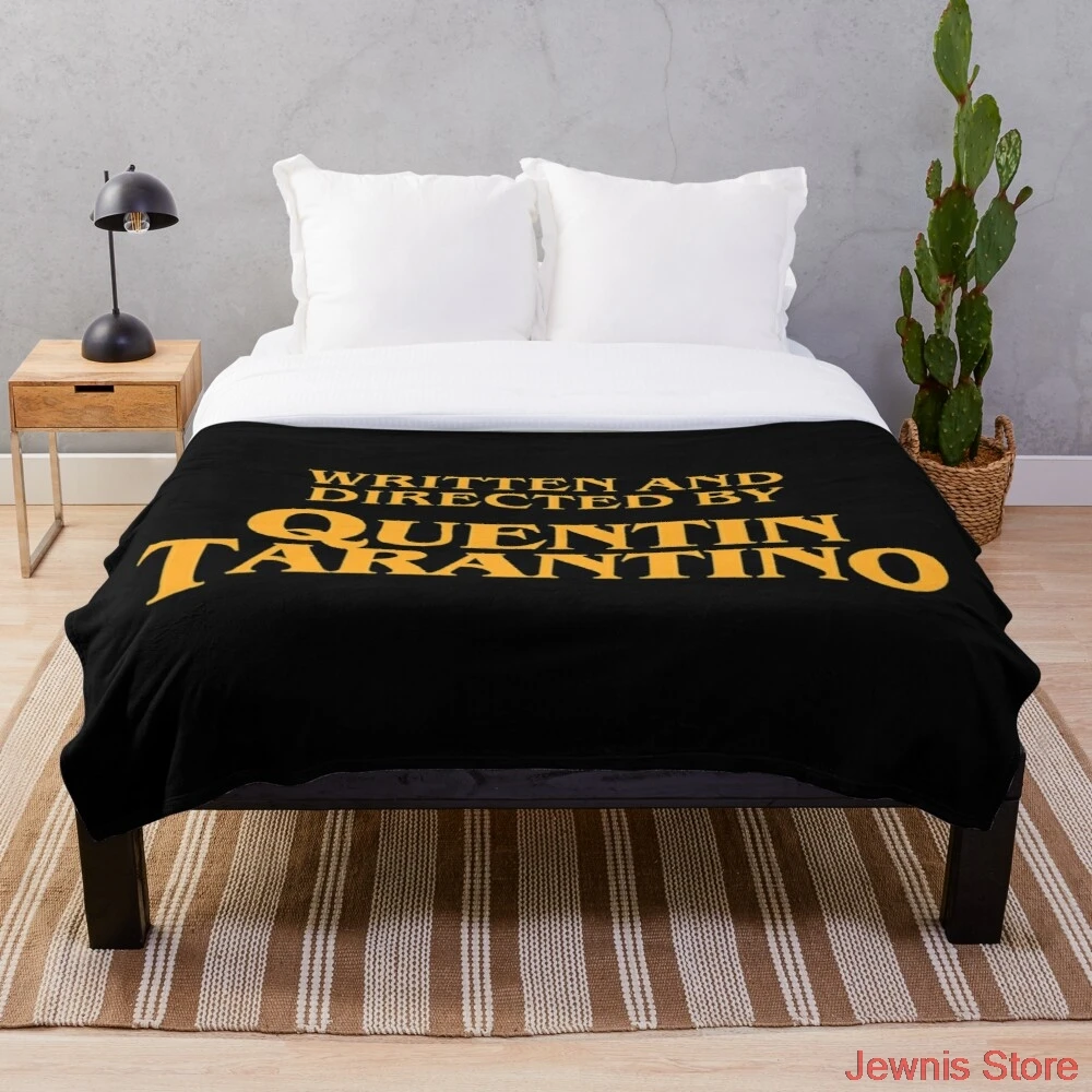 

Tarantino Throw Blanket Adult Fashion Quilts Home Office Washable Duvet Casual All Season Living Sherpa Blanket