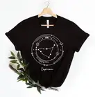 Астрологическая футболка, рак зодиака, Зодиак, знаки зодиака, астрологический зодиак, созвездия, 100% хлопок, рубашка