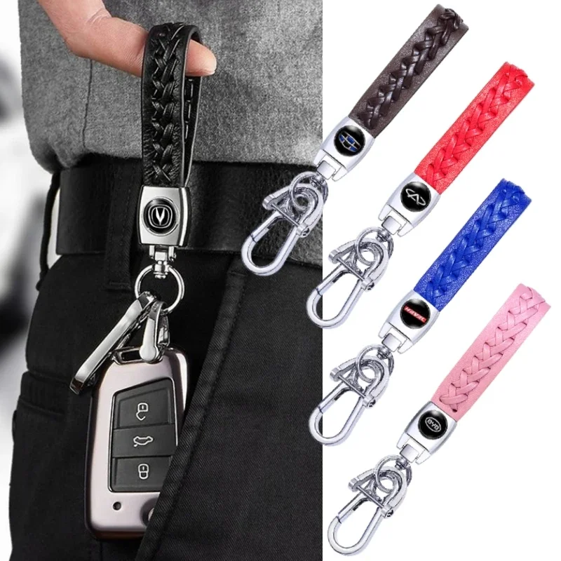 Кожаный брелок для ключей подвеска с логотипом автомобиля Suzuki Swift SX4 S Cross Jimny Samurai