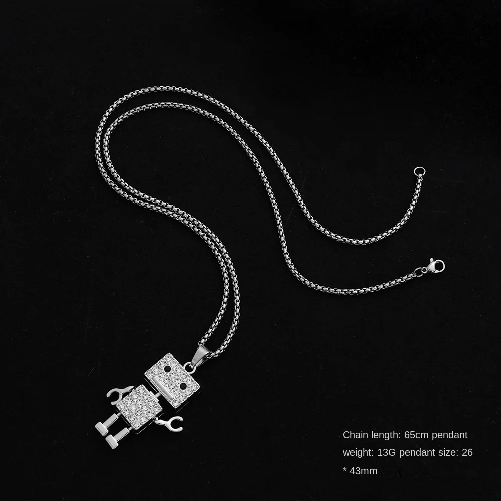 Подвеска в стиле хип-хоп с бриллиантами для пар