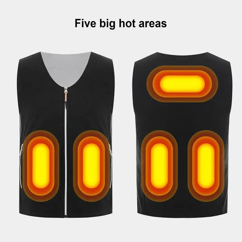 Мужские флисовые куртки с подогревом 5 теплая куртка жилет умный легкая уличная