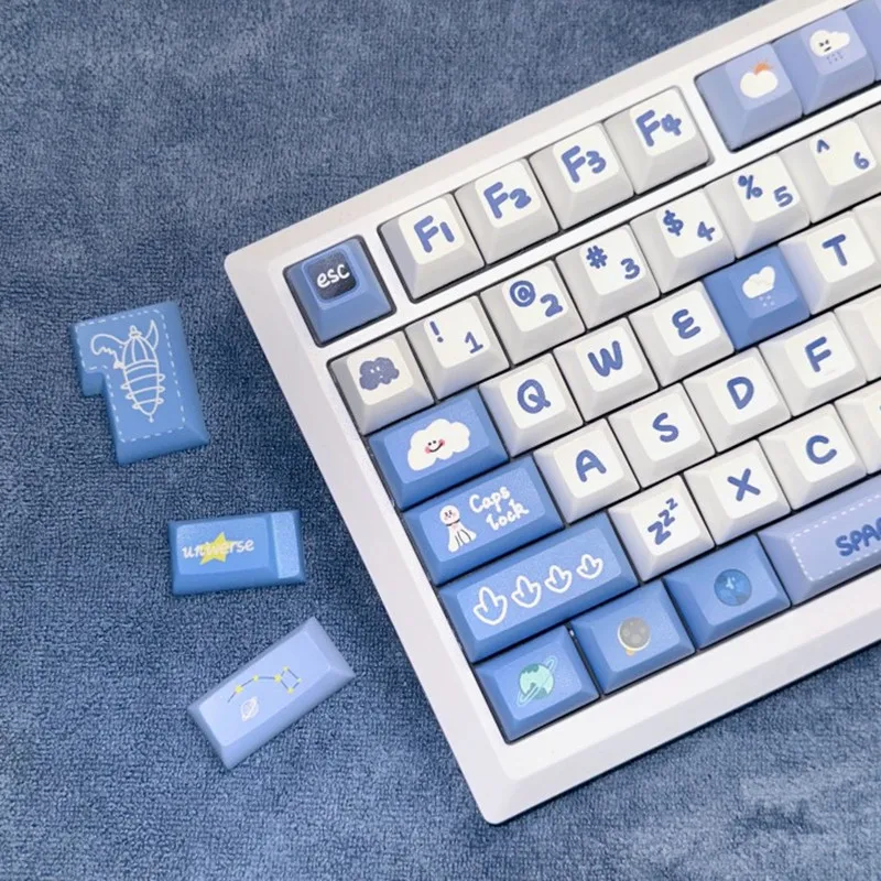 Колпачки клавиш KCA для механической клавиатуры 61/140 Mx под заказ