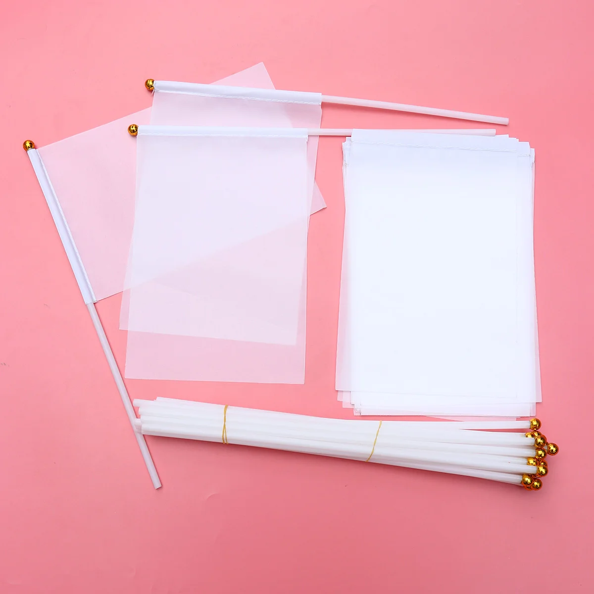 

Flags Flag White Referee Blank Hand Sticks Mini Soccer Football Marking Waving Yard Stick Cranked Diy Dog Handheld Ref Miniature