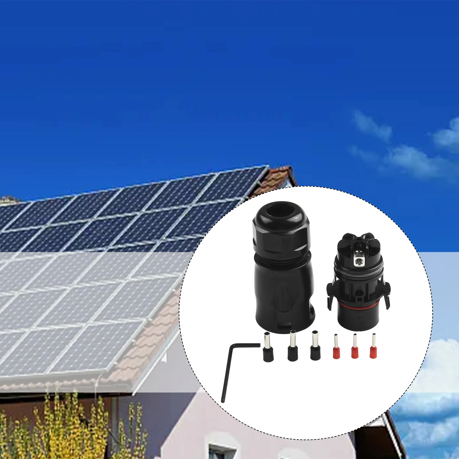 Кабель для подключения Deye LY01 PV Connector (внутреннийнаружный, 690В, Plug-in-Play, IP68) для кабелей 7.5-13 мм (art.: 3920dbd36af95) - 3920dbd36af95