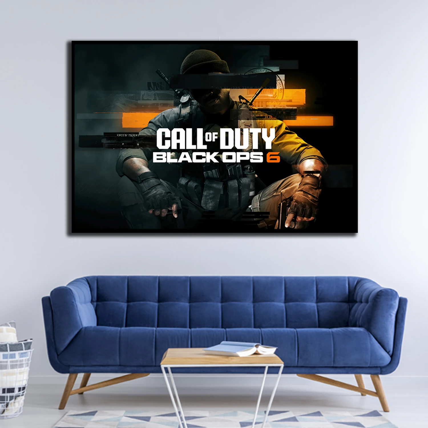 《Call of Duty: Black Ops 6》PS GAME Canvas Poster Call Duty 21 HD большая настенная живопись декоративная
