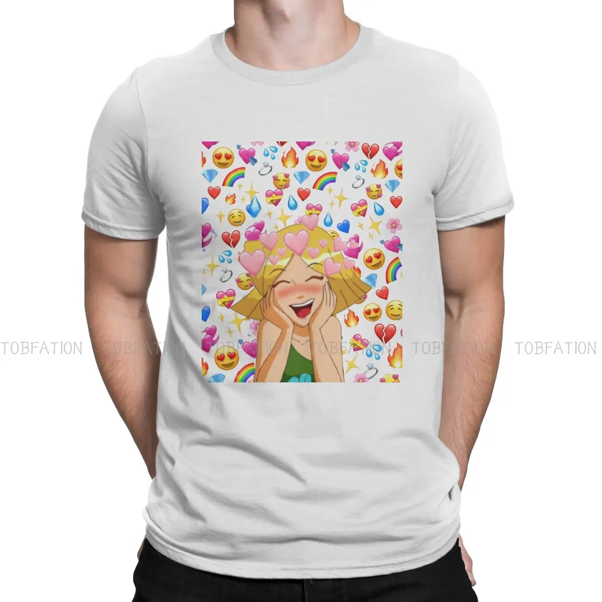 

Clover Unique TShirt Totally Spies Sam Clover Alex Cartoon Top Quality New Design Gift Idea T Shirt Short Sleeve Hot Sale