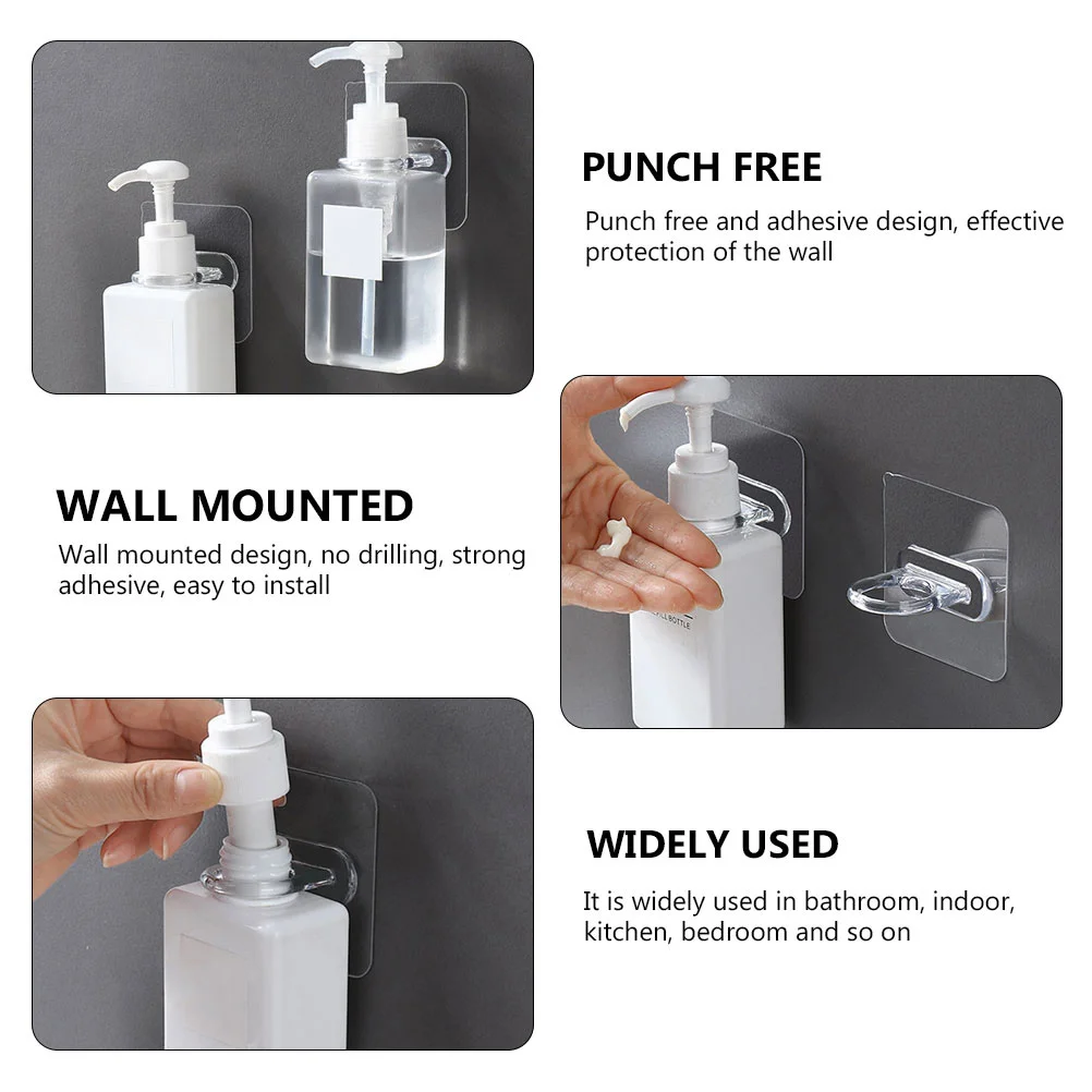 16 шт. крючок для бутылки с распылителем крепление шампуня вешалка одежды