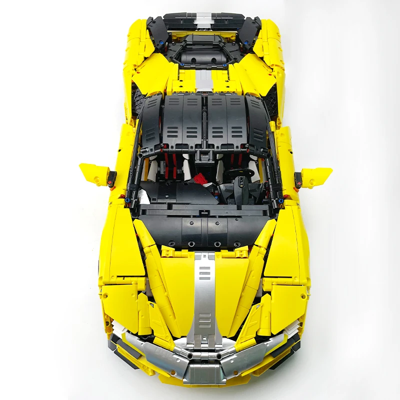 Новая модель автомобиля MOC Technical SF90 на заказ строительные блоки кирпичи игрушки