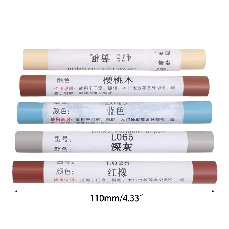 

Wax Wooden Furniture Floor Repair Pens Damaged Scratch Wood Repair Crayons Scratching Post Repair Materials 20 Colors E7CB