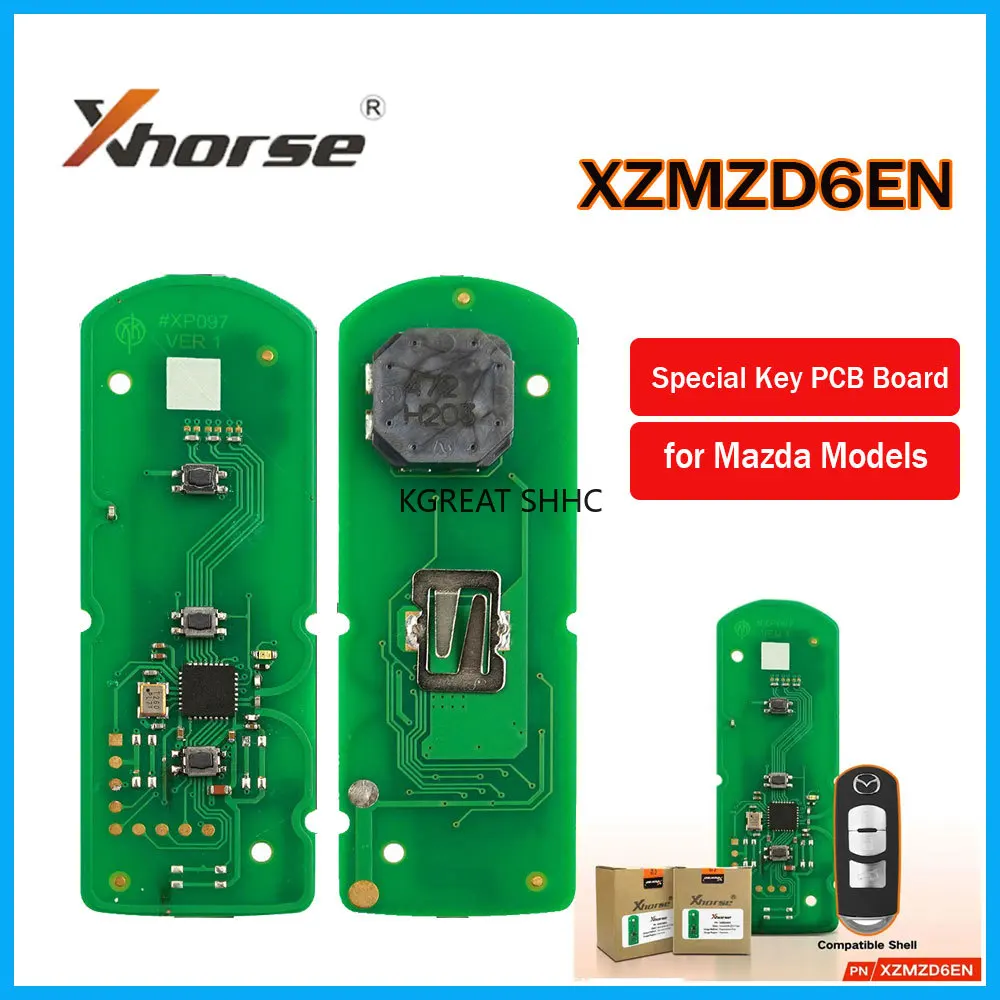 

XHORSE XZMZD6EN специальная печатная плата ключа исключительно для моделей Mazda для ключа дистанционного управления автомобилем