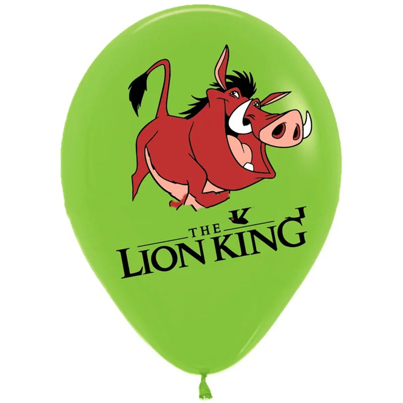 

12 шт., латексные шары "Король Лев", Disney