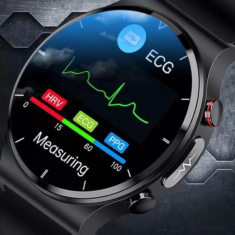 

New ECG+PPG Health Smart Watches Men Heart Rate Blood Pressure Fitness Tracker IP68 Waterproof Smartwatch For Android ios Phone
