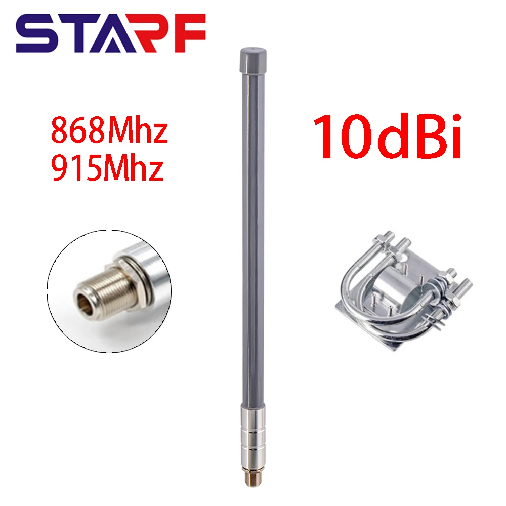 

10dBi Antenna Miners 1 Pc 420mm 50 Ohm 860-930MHz Fiberglass LORA Antenna