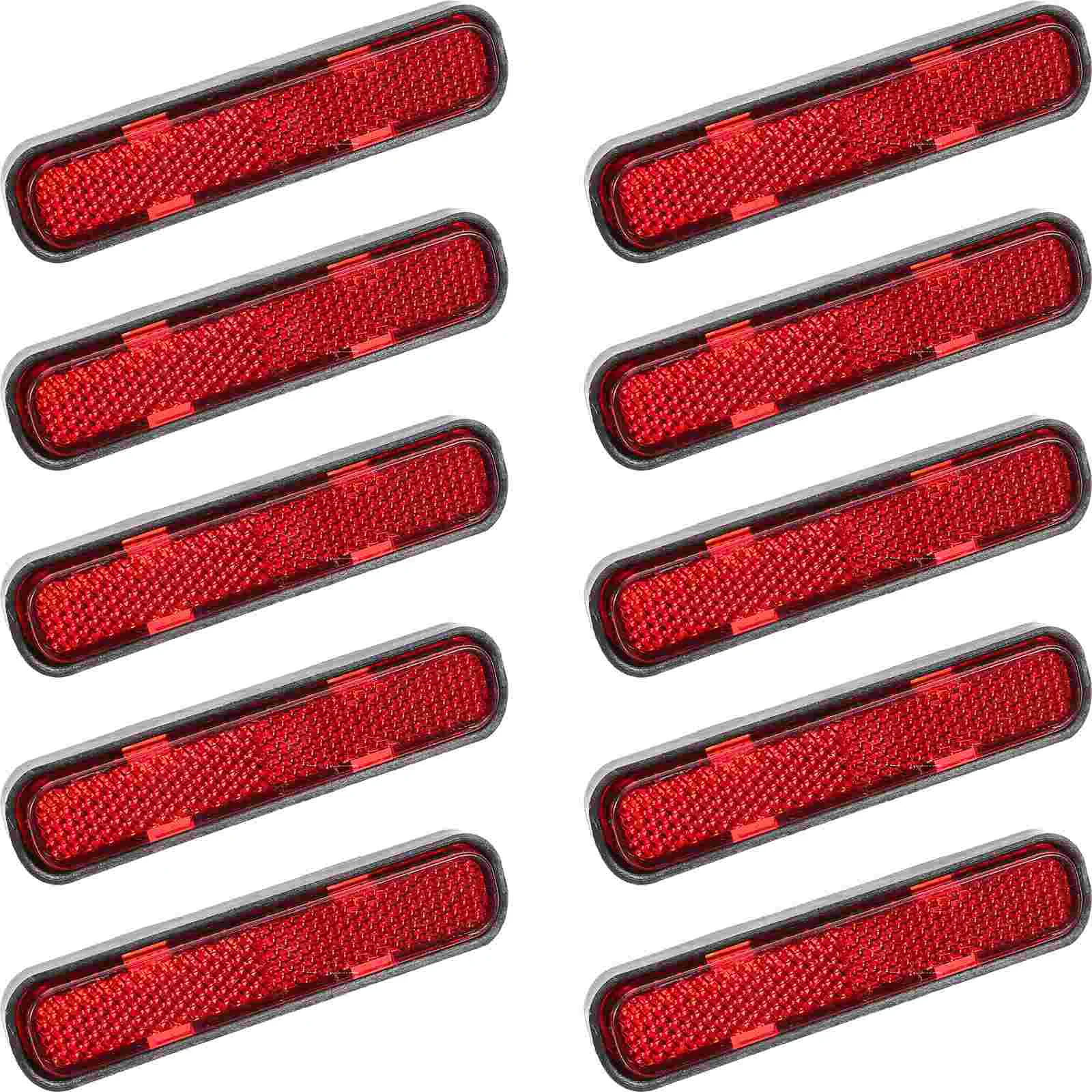 

10pcs Bike Trailerss Driveway Reflector Screw On Car Safety Reflector For Bike Truck Motorcycle