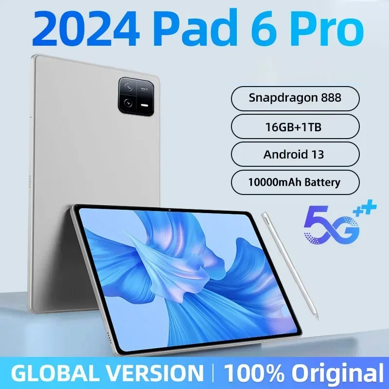 Новый оригинальный планшет Pad 6 Pro, планшетный ПК, глобальная версия ...