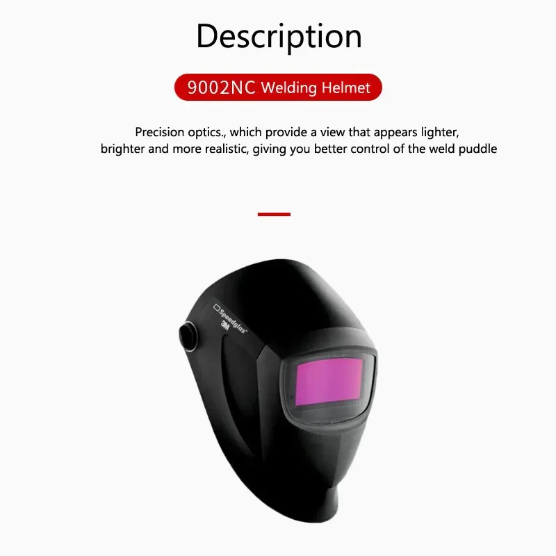 Сварочный шлем 3M Speedglas 9002NC с технологией естественного цвета автоматический