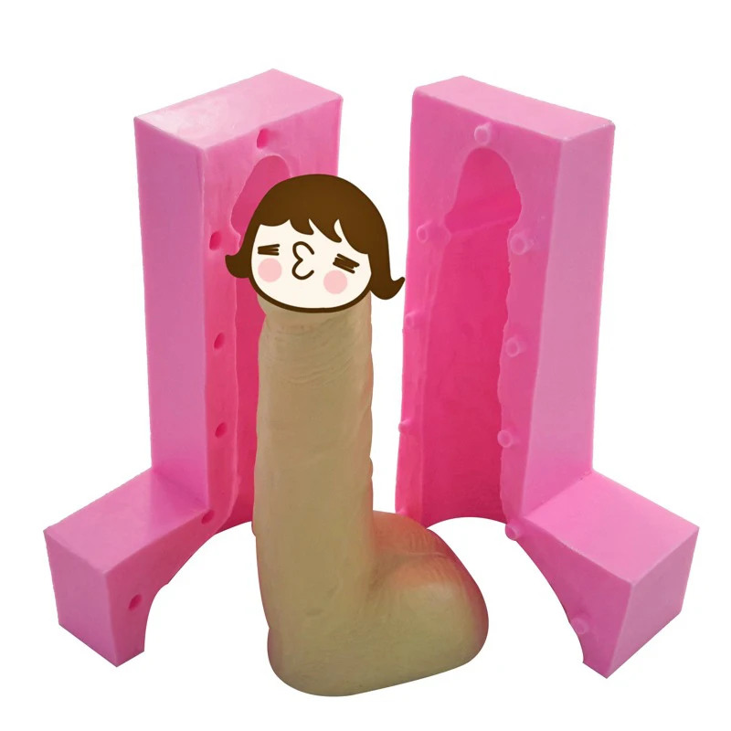 

3D Male Body Parts Candle Silicone Mould Men's Sexy Chocolate Cake Decoration DIY Handmade Soap Aromatherapy Plaster Silicone