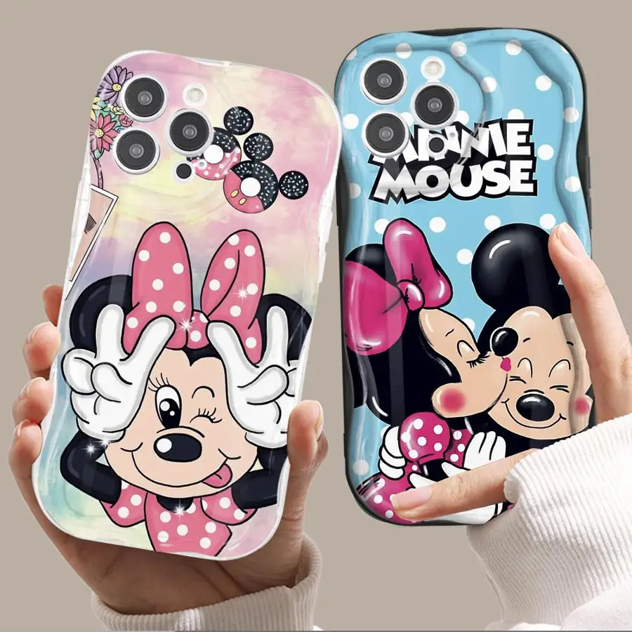 Disney Mickey Minnie Mouse Phone Case for Vivo Y20i Y21S Y21A Y02 Y12 Y15S Y16 Y17 Y19 Y20 Y21 2021 Y35 Y22S Y36 Y50 4G 5G cases