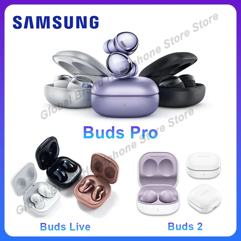 

Оригинальные Samsung Galaxy Buds Pro/Buds 2/Buds +/Buds Live Беспроводная bluetooth-гарнитура, наушники, спортивные наушники для бега, HK Version