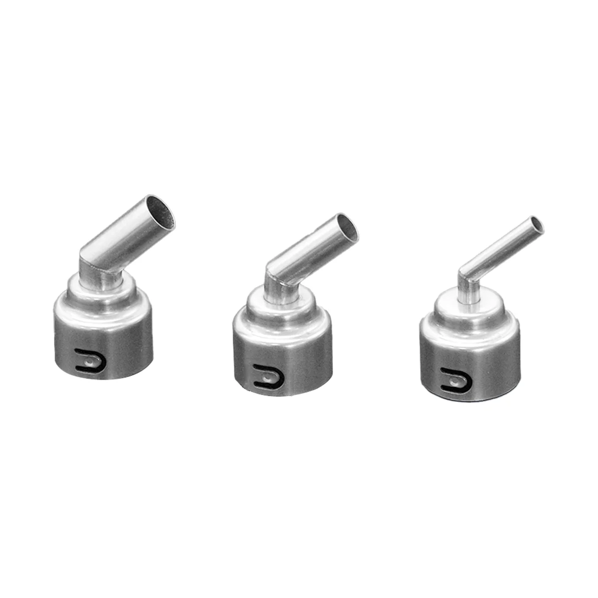 Фото Для SUGON 8650/8630/8610DX-PRO паяльная станция горячего воздуха изогнутое насадка 45 градусов 5 мм/8 мм/10 мм изогнутое угловое тепловое сопло №1