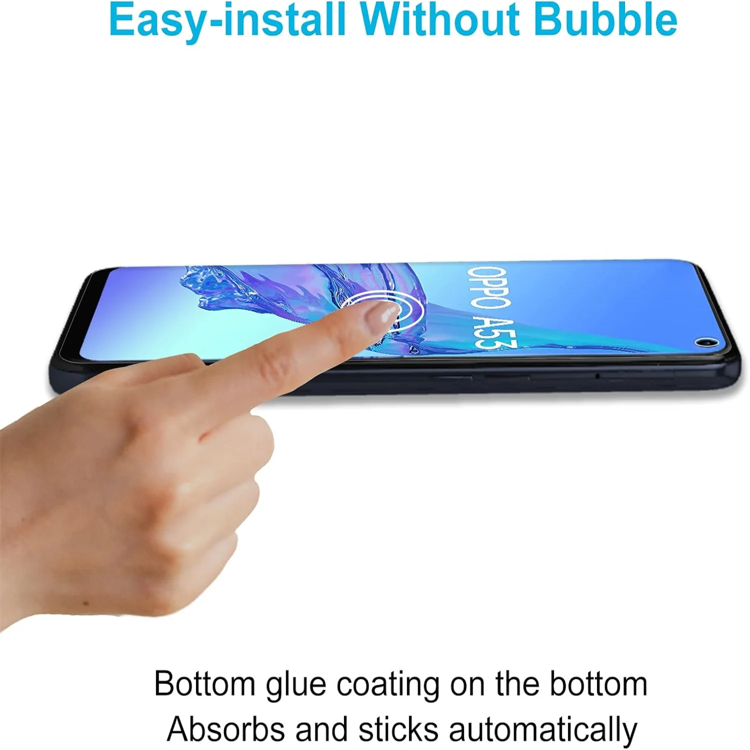 Фото 2/4 шт. HD закаленное стекло для OPPO A53 A53S 5G 9H защита экрана №3
