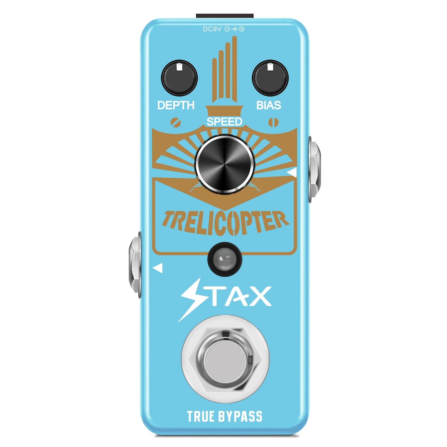Stax LEF -327 Guitar Trelicopter Effect Classic Optical Tremolo  BIAS Knob True Bypass Full Metal Case
