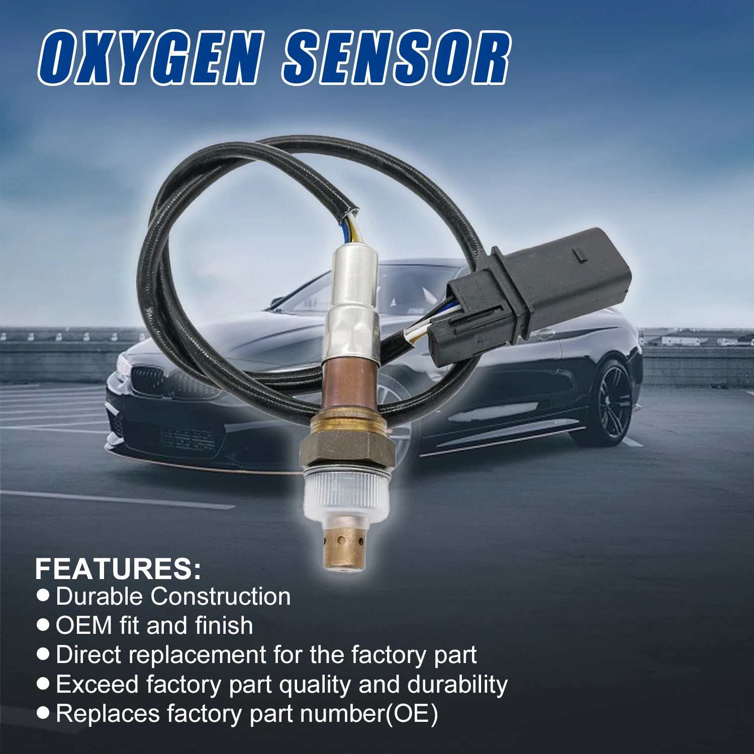 Восходящий датчик кислорода 06E906265S для Audi A4 A5 A6 A7 Quattro Q5 S4 S5 3.0L 3.2L 2005 2006 2007 2008 2009 2010 2011