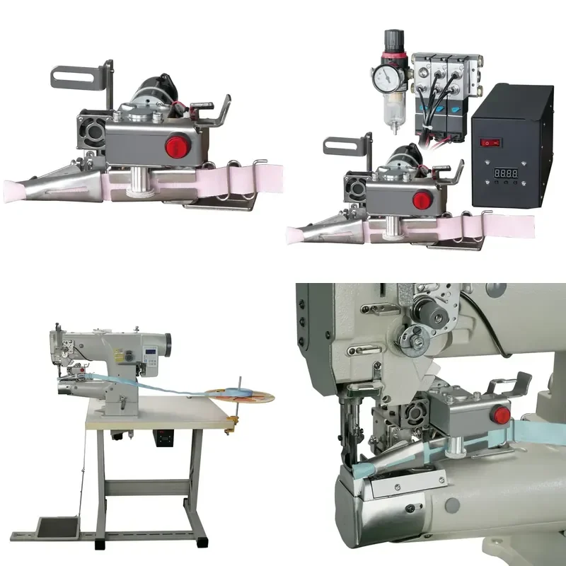 Фото Q301 Автоматический биндер для швейных машин с горячей обрезкой и запасной ножкой для швейных машин №1