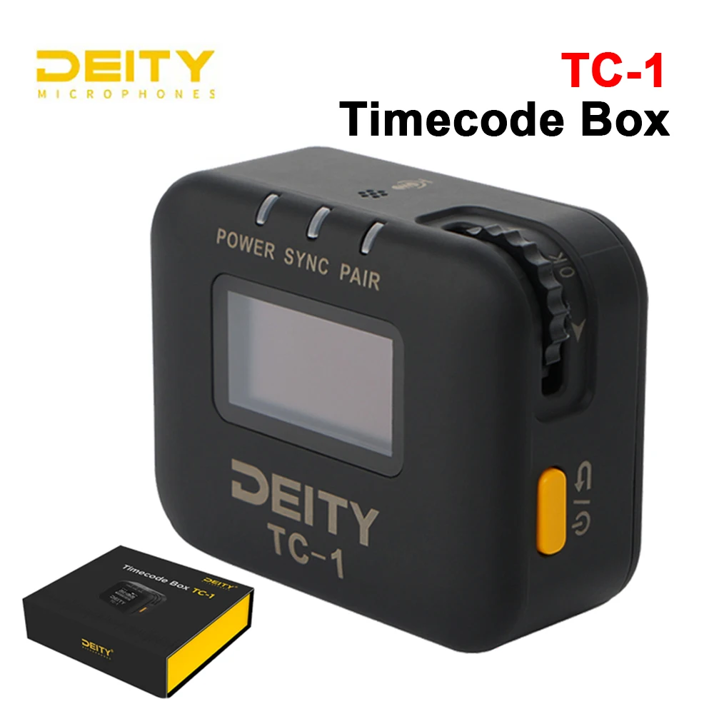 Беспроводная микрофонная система DEITY TC-1 Timecode Box Generator Time Coder поддержка LTC ATC выход