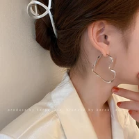 exaggerated atmosphere trend heart earrings new fashion cool style earrings earrings simple earrings ladies jewelry gifts