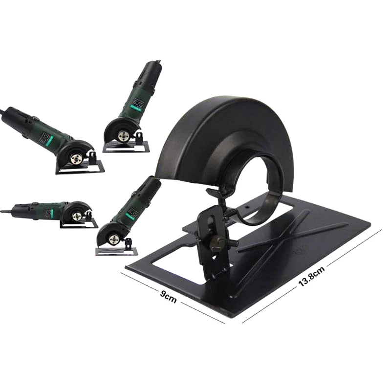 

Metal Angle Grinder Bracket Protector Shield Cover Angle Grinder Stand Holder Wheel Guard Base Cutting Machine Tool