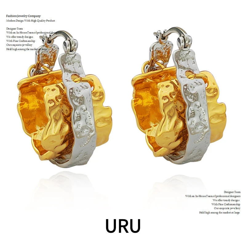 

Fashion Jewelry 2023 Trend New Sweet Korean Temperament Cool Trend Metal Earrings For Women Fashion Accessories Pretty Design