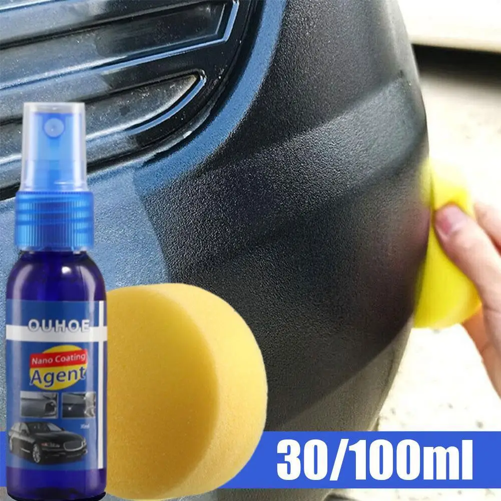 100ml Automotive Plastic Repair Coating Agent Automotive Wash Trim Interior Car Refresh Clean Refresh Accessories L1R8