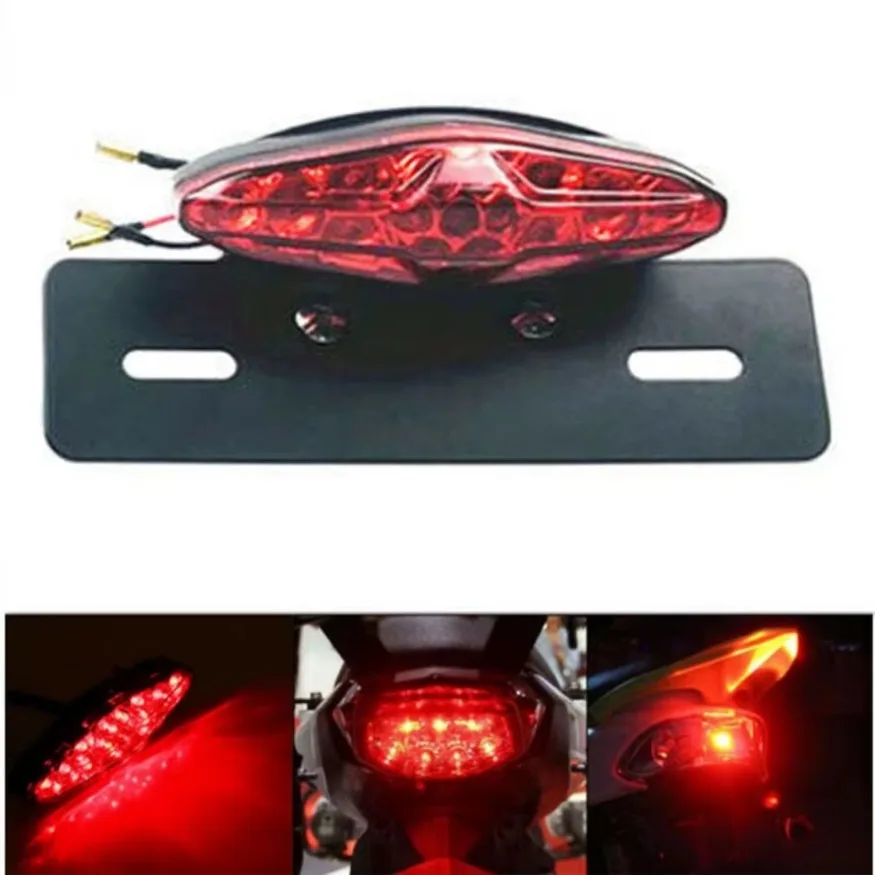 15 светодиодный задний указатель поворота мотоцикла встроенный тормоз