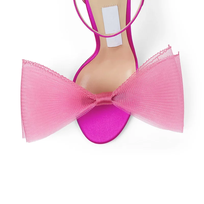 2023 Summer New Style~Butterfly Banquet~Slim Heel High Heels~Open Toe Sexy~Women's Sandals with One Line