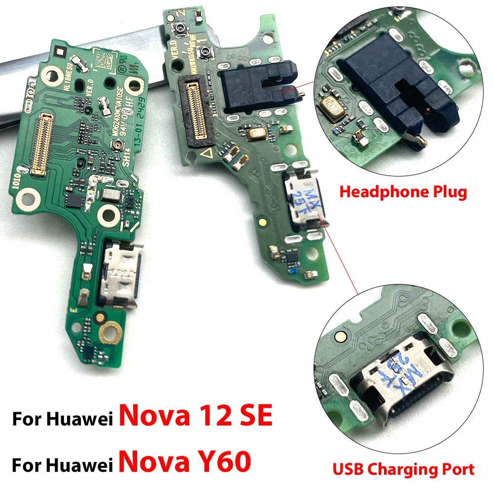 Фото USB-разъем для зарядки, гибкая плата Micro USB для Huawei Honor 60, 70, Nova 8, 9 Pro, 9SE, 12SE, Y60, Y61, Y70 Plus, Y71, Y72 №3