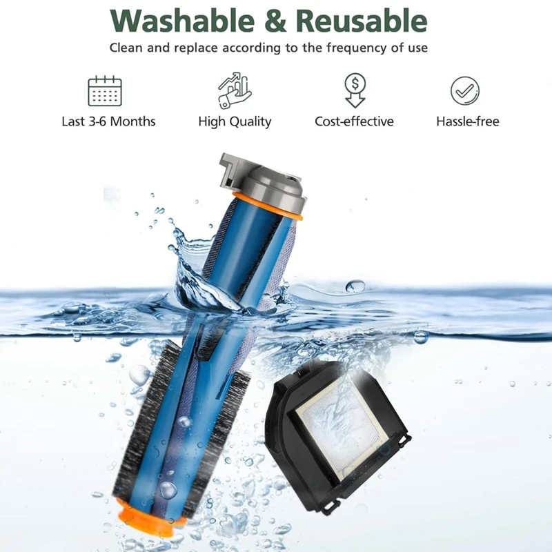 9 шт. запасные части для пылесоса Shark RV2310AE матричный робот-пылесос основная