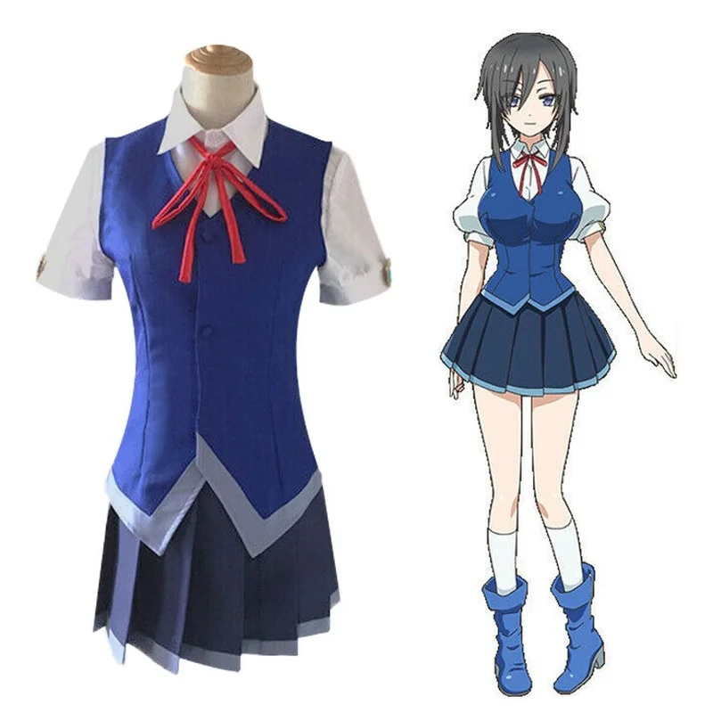 

2021 Magical Girl Ore Costume Japanese Anime Figues Uno Saki Yuxiang Yingshi Shirts Vests Skirts Ties for Women Cosplay Costumes