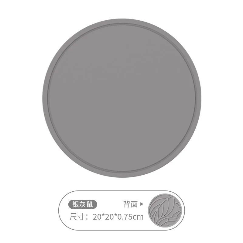 

Круглый силиконовый термостойкий коврик для кастрюль