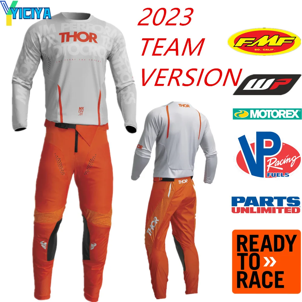 

YICIYA S23 Ready To Race FXR MOTO Team Version Motocross Gear Set Dirt Bike Jersey And Pant Off Road MX Set Motorcycle Race Wear