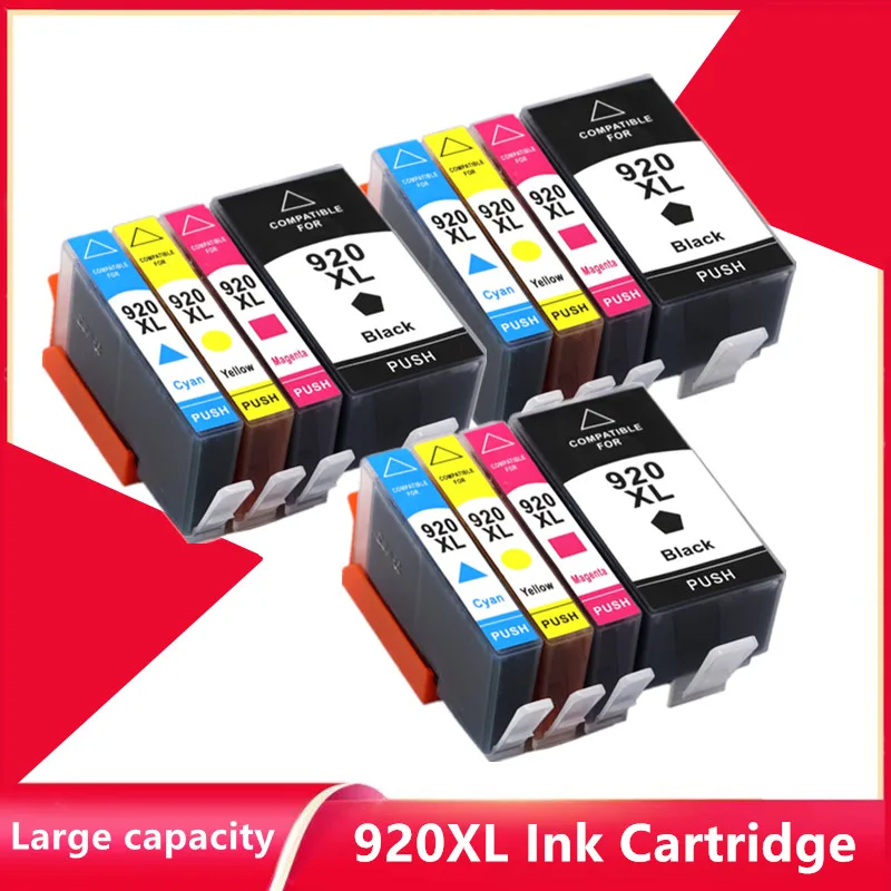 

Compatible 920XL Ink Cartridge for HP920XL For hp920 HP 920 XL For HP Officejet 6500 6500A 6000 7000 7500 7500A Printer