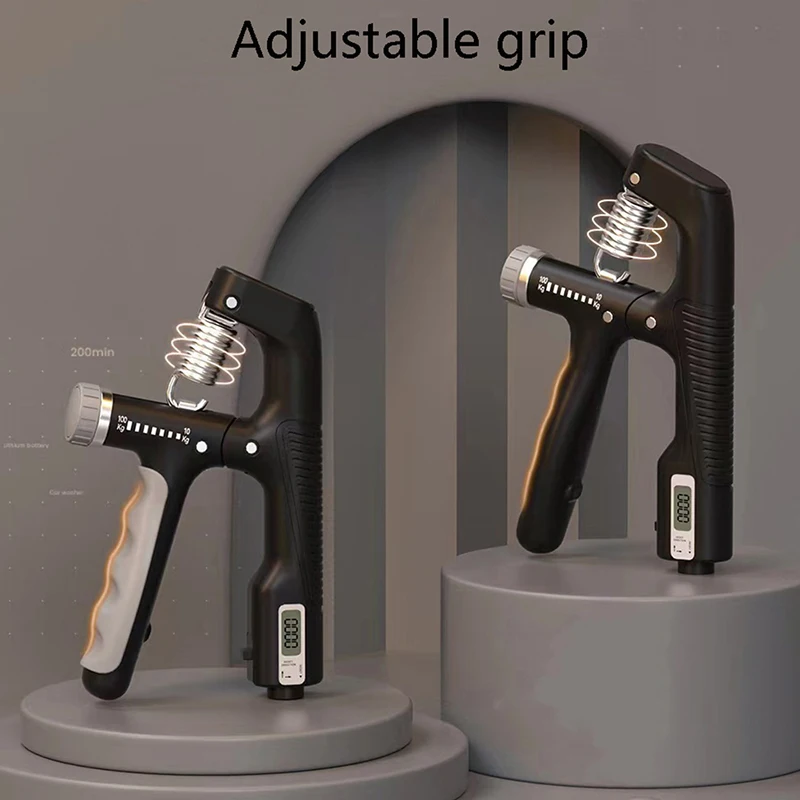 

10-100Kg A-Type Adjustable Hand Grip Power Exercise Heavy Gripper Non Slip Hand Gripper Finger Exerciser Wrist Trainer