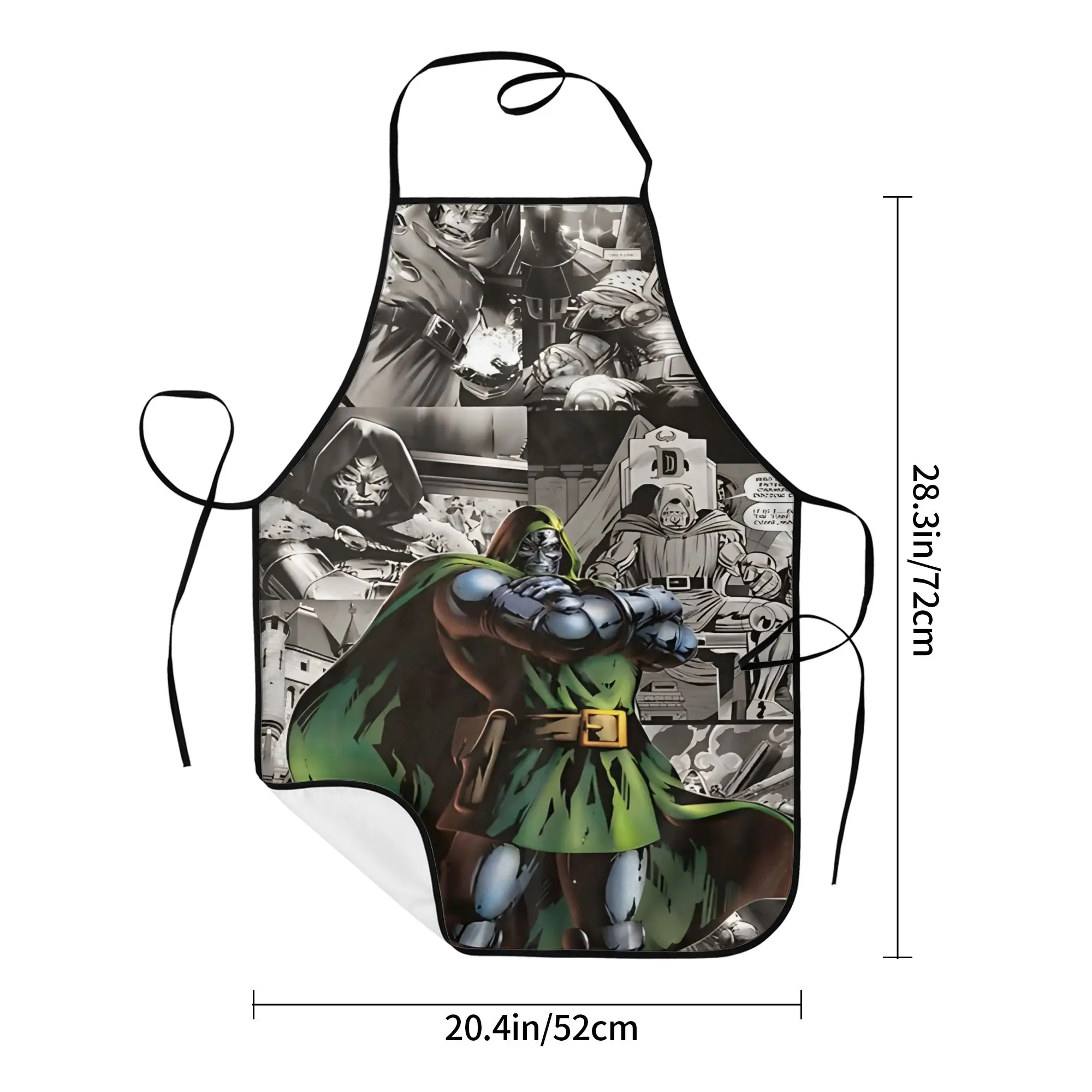 Фото Фартуки Dr Doom 1 для шеф-поваров, кухонные, для готовки, Marvel, для рисования №5
