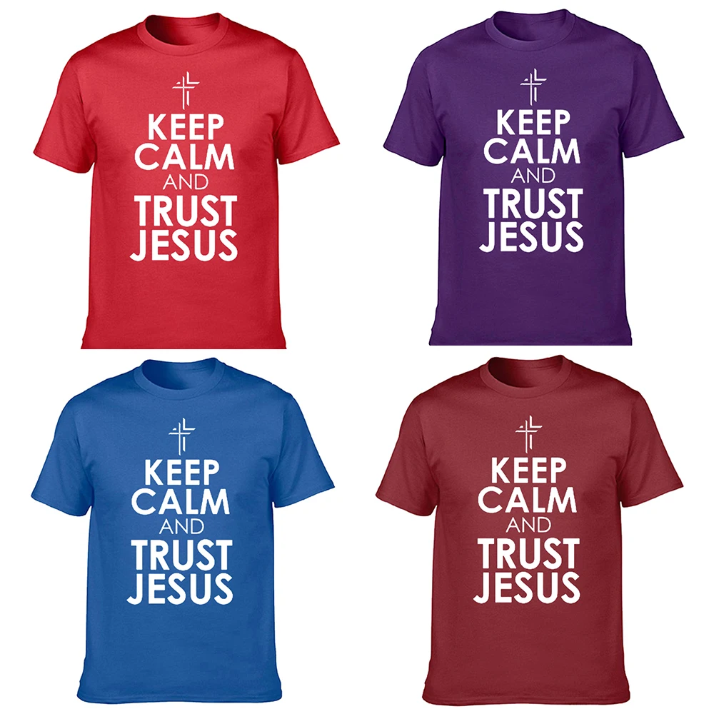 Футболка с надписью Keep Calm and Trust |