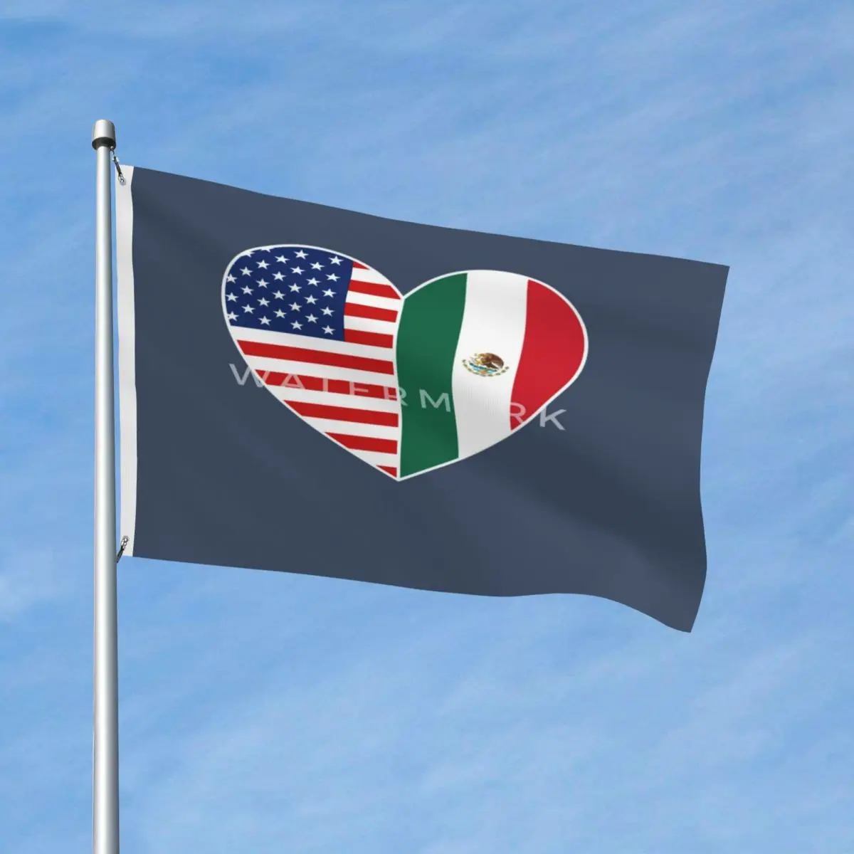 

Usa-mexico-flag-patriotic-mexican-american-4th-декор с флагами полиэфирный материал для помещений, устойчивый к выцветанию, легкий