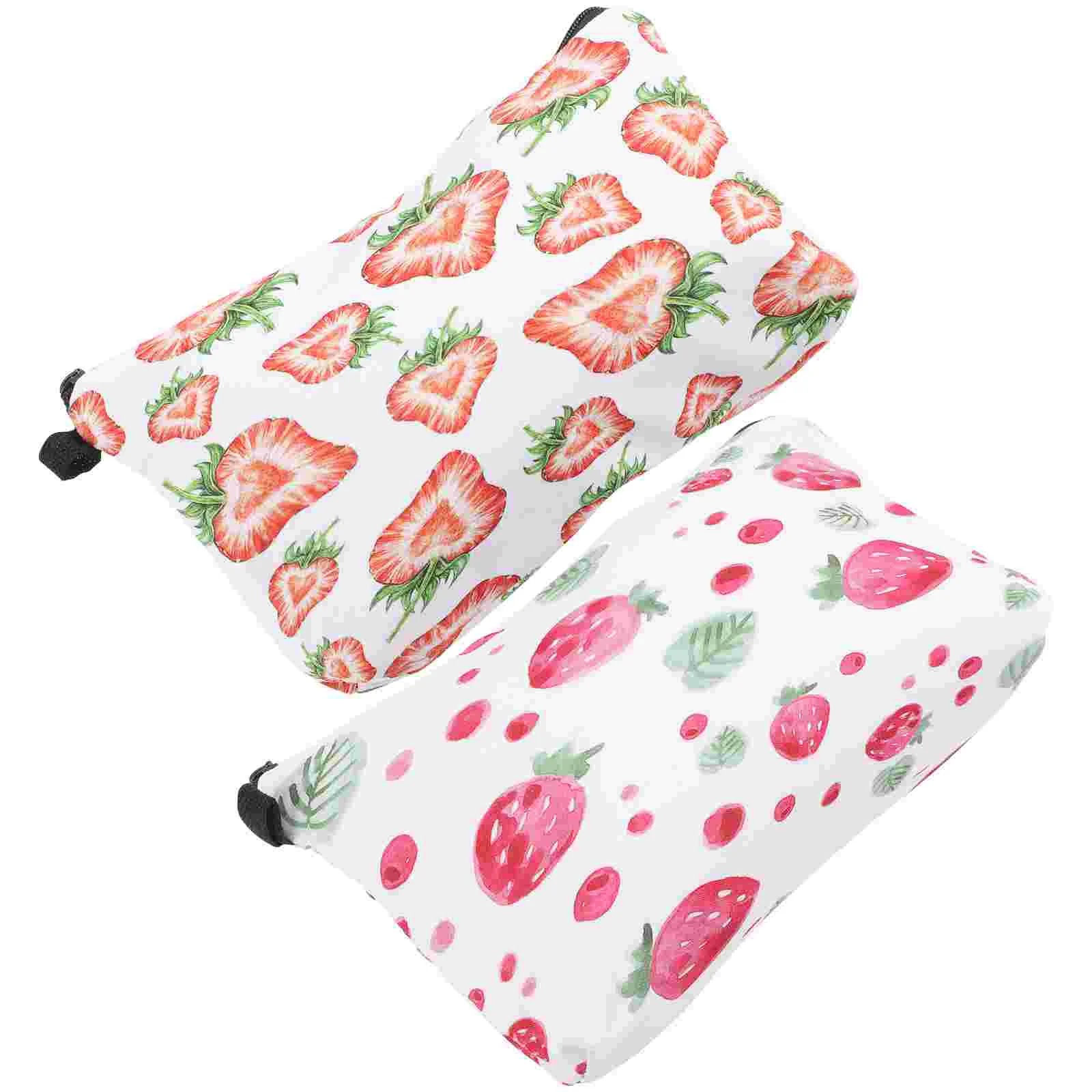 

Makeup Storage Toiletries Pouch Zipper Large Container Organizer Roll Brush Girls Teen Capacity Girl Strawberry