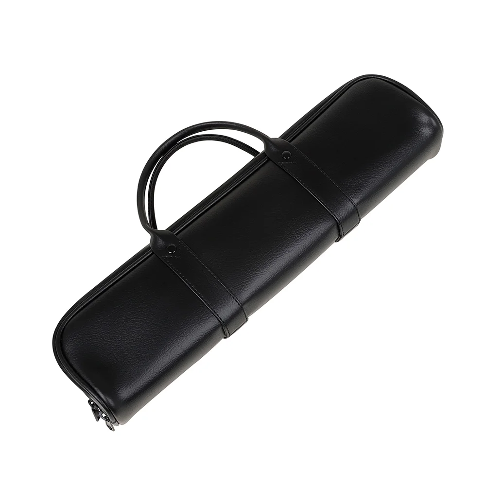 

Flute Bag Convenient Storage Musical Instrument Container Black Suits Portable Carrying Handbag Organizer Hard Shell