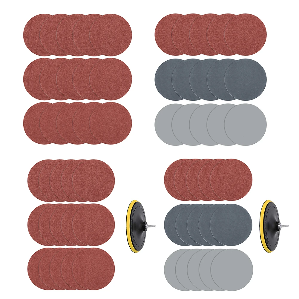 

3 Inch 75mm Sanding Discs Pad Car Headlight Repair Flocking Abrasive Sand Sheets Paint Care Polishing Sandpaper Accessories Kits