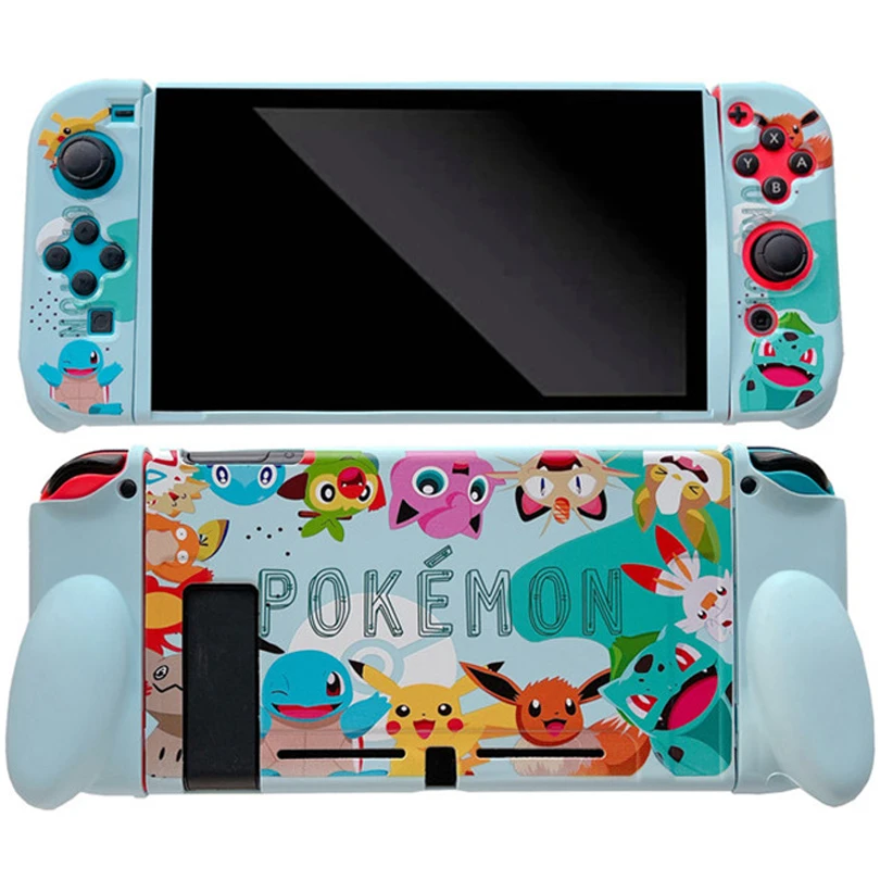 

Мягкий чехол из ТПУ с изображением покемона Пикачу для игровой консоли Nintendo Switch, игровые аксессуары