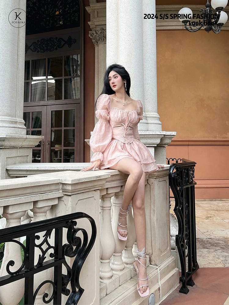 Женские розовые пуловеры Shumeng из хлопка